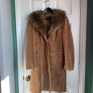 Ladies Tan Coat, size S